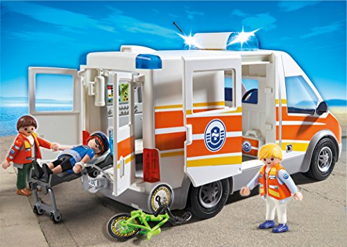 playmobil  a1401867  ambulance et secouriste