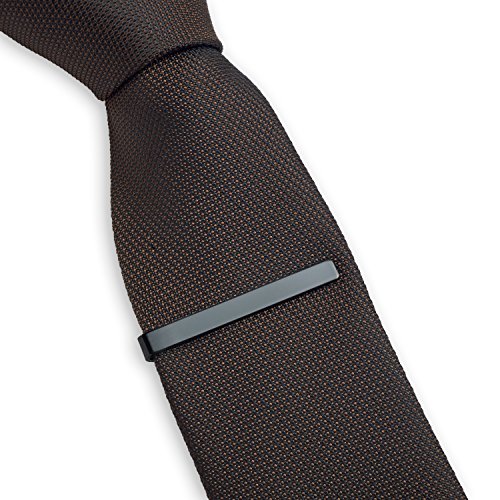 Liuxn Lot de 3 Pince-Cravates pour Homme Argent/Noir/doré