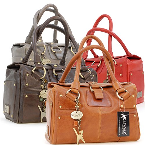 Cuir Véritable Catwalk Collection Handbags Sac à Main/Sac porté épaule ALICE Femme 