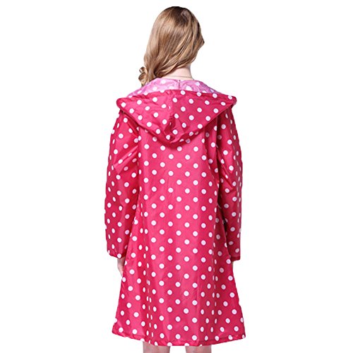 LAEMILIA Femme Manteau de Pluie Imperméable Vêtements Poncho Cape de Pluie Impermeable avec Capuche Raincoat 