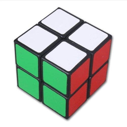 LSMY 1 2x2 Puzzle Cube Jouet Noir 