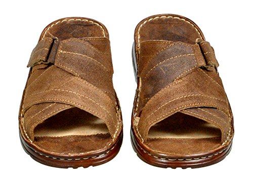Une Forme Orthopedique Chaussures pour Homme Confortable en Cuir De Buffle Naturel Sandales 865