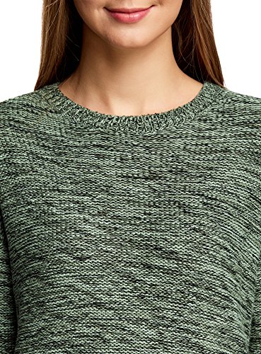oodji Ultra Femme Pull Coupe Ample avec Col Rond