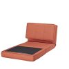 Artdeco fauteuil convertible chauffeuse convertible plusieurs couleurs (petit, orange tissu)