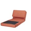 Artdeco fauteuil convertible chauffeuse convertible plusieurs couleurs (petit, orange tissu)
