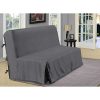 Best-Interior-Housse-de-BZ-Aspect-Lin-2-Places-Gris-Anthracite-Dimensions-140x190cm-0 Best Interior Housse de BZ Aspect Lin 2 Places - Gris-Anthracite - Dimensions : 140x190cm