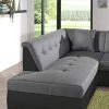 Bestmobilier-Colombia-Canap-dangle-Convertible-Bicolore-en-Simili-et-Tissu-Gauche-0-2 Bestmobilier - Colombia - Canapé d'angle Convertible - Bicolore - en Simili et Tissu - Gauche