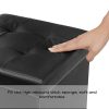 Bonlife Tabouret Pouf Coffre Rangement Pliable Pliant Cube Siège de Rangement Boîte