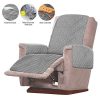 Bottlewise Housse Fauteuil Relax Matelassé Antidérapant, Couverture Fauteuil Inclinable Doux et Confortable, Housse Canapé 1 Place pour Enfant et Animaux Domestique