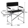 COSTWAY-Chaise-de-Directeur-Pliante-Chaise-de-Ralisateur-Fauteuil-Metteur-en-Scne-en-Aluminium-Charge-Max-120-kg-55-x-47-x-78-cm-Noir-0-3 COSTWAY Chaise de Directeur Pliante Chaise de Réalisateur Fauteuil Metteur en Scène en Aluminium Charge Max 120 kg 55 x 47 x 78 cm Noir