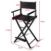 COSTWAY-Chaise-de-Directeur-Pliante-Chaise-de-Ralisateur-Fauteuil-Metteur-en-Scne-en-Bois-118x56x46cmNoire-0-0 COSTWAY Chaise de Directeur Pliante Chaise de Réalisateur Fauteuil Metteur en Scène en Bois 118x56x46cmNoire