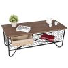 COSTWAY-Table-Basse-Table-Salon-Rtro-Vintage-en-Mtal-et-MDF-Style-Industrielle-Surface-Impermable-avec-tagre-de-Rangement-105x50x415-CM-0 COSTWAY Table Basse Table Salon Rétro Vintage en Métal et MDF Style Industrielle Surface Imperméable avec Étagère de Rangement 105x50x41,5 CM