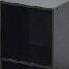 Compo ER Meuble de Rangement Colonne 2 Casiers Bibliothèque Etagères Cubes Noir 31,5 x 29,5 x 61,5 cm