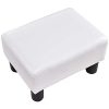 Costway-Tabouret-Ottoman-Pouf-Repose-Pied-Sige-Rectangulaire-Cuir-PU-40-30-24cm-0-1 Costway Tabouret Ottoman Pouf Repose-Pied Siège Rectangulaire Cuir PU 40 * 30 * 24cm