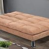 Designetsamaison Banquette Clic Clac 3 Places Marron - Vanan