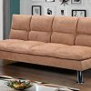 Designetsamaison Banquette Clic Clac 3 Places Marron - Vanan