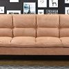 Designetsamaison Banquette Clic Clac 3 Places Marron - Vanan