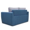 E-MEUBLES Petit Canapé lit Convertible Salon Chambre d'ado Tissu Structure de Tresse SARA 120