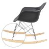 Elightry-Fauteuil--Bascule-sige-en-Plastique-Chaise--Bascule-Pieds-en-Acier-BoisNoir-0-0 Elightry Fauteuil à Bascule siège en Plastique Chaise à Bascule Pieds en Acier Bois,Noir