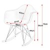 Elightry-Fauteuil--Bascule-sige-en-Plastique-Chaise--Bascule-Pieds-en-Acier-BoisNoir-0-1 Elightry Fauteuil à Bascule siège en Plastique Chaise à Bascule Pieds en Acier Bois,Noir