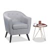 Fauteuil-Cocktail-Retro-annes-50-Chaise-Salon-Vintage-accoudoirs-Coussin-HxlxP-77-x-675-x-65-cm-Gris-0 Fauteuil Cocktail Retro, années 50 Chaise Salon Vintage, accoudoirs Coussin, HxlxP: 77 x 67,5 x 65 cm, Gris
