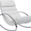 Fauteuil Rocking Chair Manhattan blanc Kare Design