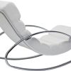 Fauteuil Rocking Chair Manhattan blanc Kare Design