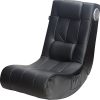 Fauteuil-gaming-avec-haut-parleurs-intgrs-Noir-0 Fauteuil gaming avec haut-parleurs intégrés - Noir