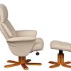 Fauteuil pivotant inclinable et repose-pieds Marseille