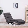 Festnight-Chaise-Longue-Confortable-Chaise-Longue-Interieur-Chaise-Longue-avec-Pieds-en-Acier-Fauteuil-Relaxant-Salon-Gris-Similicuir-0-0 Festnight Chaise Longue Confortable | Chaise Longue Interieur | Chaise Longue avec Pieds en Acier | Fauteuil Relaxant Salon | Gris Similicuir