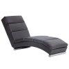 Festnight-Chaise-Longue-Confortable-Chaise-Longue-Interieur-Chaise-Longue-avec-Pieds-en-Acier-Fauteuil-Relaxant-Salon-Gris-Similicuir-0 Festnight Chaise Longue Confortable | Chaise Longue Interieur | Chaise Longue avec Pieds en Acier | Fauteuil Relaxant Salon | Gris Similicuir