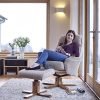 GFA The Amalfi Simili Daim Tissu Fauteuil pivotant inclinable en Quatre Couleurs