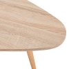 GOLDFAN-Table-Basse-Bois-Moderne-Lot-de-2-Table-Basse-Gigognes-Triangulaire-pour-Salon-Bureau-Table-dappoint-Design-Scandinave-Couleur-Chne-0-2 GOLDFAN Table Basse Bois Moderne Lot de 2 Table Basse Gigognes Triangulaire pour Salon, Bureau, Table d'appoint Design Scandinave, Couleur Chêne