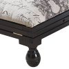 Gablemere Repose-Pieds 3 Positions en Bois, Coloris Acajou et Blanc