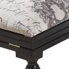 Gablemere Repose-Pieds 3 Positions en Bois, Coloris Acajou et Blanc