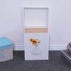 HHCP-Repose-Pieds-Pliant-De-Salle-De-Bain-Tabouret-De-Change-Mural-avec-Cadre-en-Caoutchouc-Et-Couverture-en-Cuir-PU-pour-Chambre-Et-Cuisine-0-3 HHCP Repose-Pieds Pliant De Salle De Bain, Tabouret De Change Mural avec Cadre en Caoutchouc Et Couverture en Cuir PU pour Chambre Et Cuisine