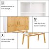 HOMECHO-Bibliothque-Scandinave-Meuble-de-Rangement-pour-Sallon-Chambre-de-Coucher-Entre-60-x-30-x-120cm-2-tagres-2-Portes-et-4-Pieds-Hauts-0-1 HOMECHO Bibliothèque Scandinave, Meuble de Rangement - pour Sallon, Chambre de Coucher, Entrée 60 x 30 x 120cm ( 2 Étagères, 2 Portes et 4 Pieds Hauts)