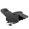 Happy Garden Fauteuil électrique inclinable Relax Gris Anthracite