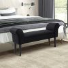 Homcom Banc Banquette Design Contemporain accoudoirs courbés Grand Confort 102L x 31l x 51H cm