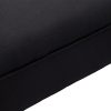 Homcom Banc Banquette Design Contemporain accoudoirs courbés Grand Confort 102L x 31l x 51H cm