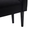 Homcom Banc Banquette Design Contemporain accoudoirs courbés Grand Confort 102L x 31l x 51H cm