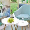 Homfa-Tables-Gigognes-Scandinaves-Lot-de-2-Tables-Basses-Blanche-de-Caf-Rond-0-3 Homfa Tables Gigognes Scandinaves Lot de 2 Tables Basses Blanche de Café (Rond)