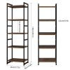 Homfa-tagre-de-Rangement-Bibliothque-tagre--5-Niveaux-Vintage-Multifonctionnelle-Mtal-4535150cm-0-0 Homfa Étagère de Rangement Bibliothèque Étagère à 5 Niveaux Vintage Multifonctionnelle Métal 45×35×150cm