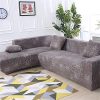 Housses de Canapé Imprimé Extensible, Morbuy Plaine Simple Revêtement de Canapé avec accoudoirs Sofa Elastique Couverture Protecteur Fauteuil