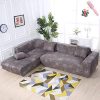 Housses de Canapé Imprimé Extensible, Morbuy Plaine Simple Revêtement de Canapé avec accoudoirs Sofa Elastique Couverture Protecteur Fauteuil
