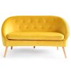 IDMarket-Canap-Banquette-en-Velours-Sonia-Jaune-0-1 IDMarket - Canapé Banquette en Velours Sonia Jaune