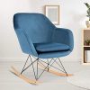 IDMarket-Fauteuil--Bascule-Bora-Velours-Bleu-0-0 IDMarket - Fauteuil à Bascule Bora Velours Bleu