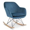 IDMarket-Fauteuil--Bascule-Bora-Velours-Bleu-0 IDMarket - Fauteuil à Bascule Bora Velours Bleu