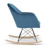 IDMarket-Fauteuil--Bascule-Bora-Velours-Bleu-0-2 IDMarket - Fauteuil à Bascule Bora Velours Bleu