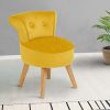 IDMarket-Fauteuil-Crapaud-en-Velours-Jaune-0-0 IDMarket - Fauteuil Crapaud en Velours Jaune